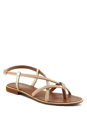 Loop Strappy Flat Sandals