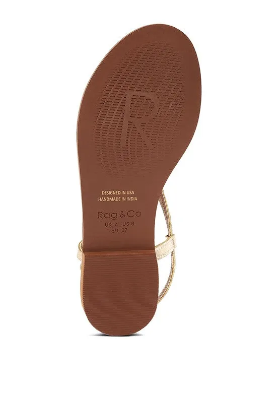 Loop Strappy Flat Sandals