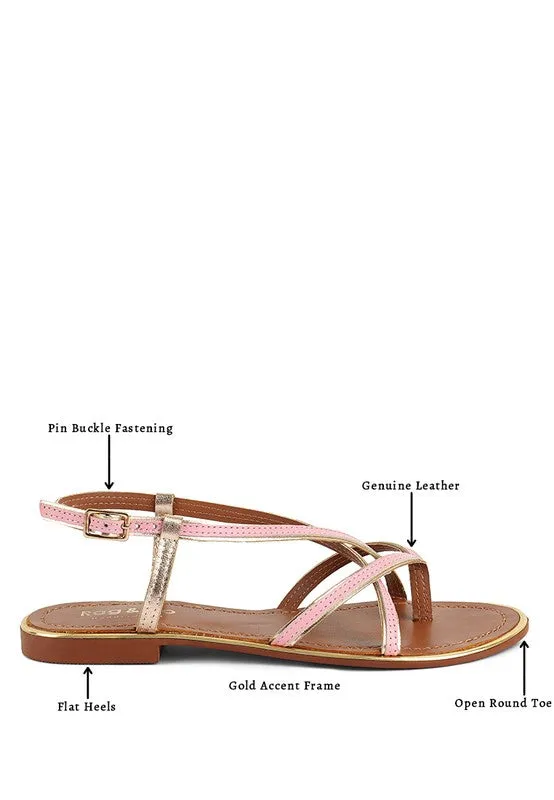 Loop Strappy Flat Sandals