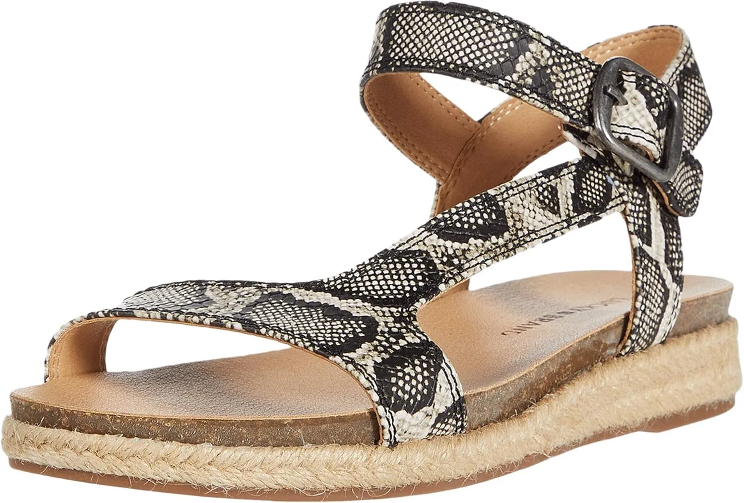 Lucky Brand Womens Espadrille Flat Sandal Ankle Wedge