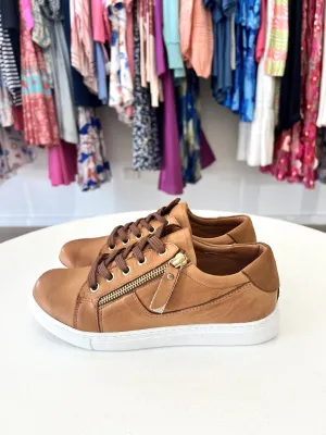 MACY TURKISH LEATHER LACE UP || TAN