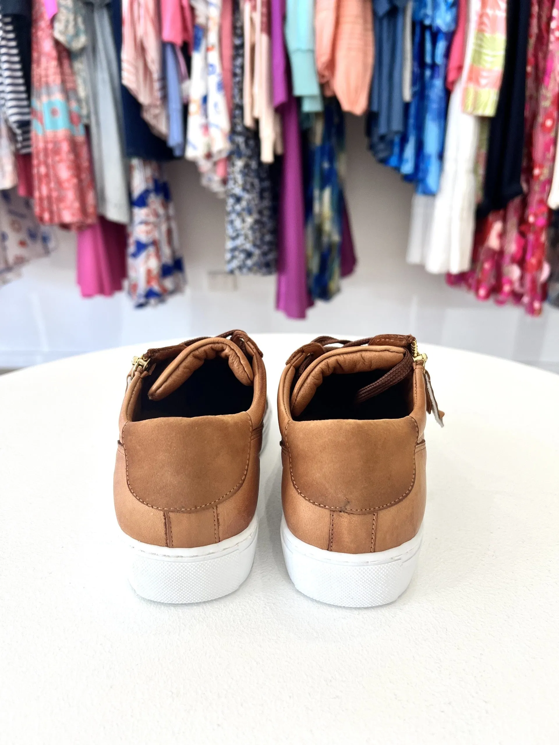 MACY TURKISH LEATHER LACE UP || TAN