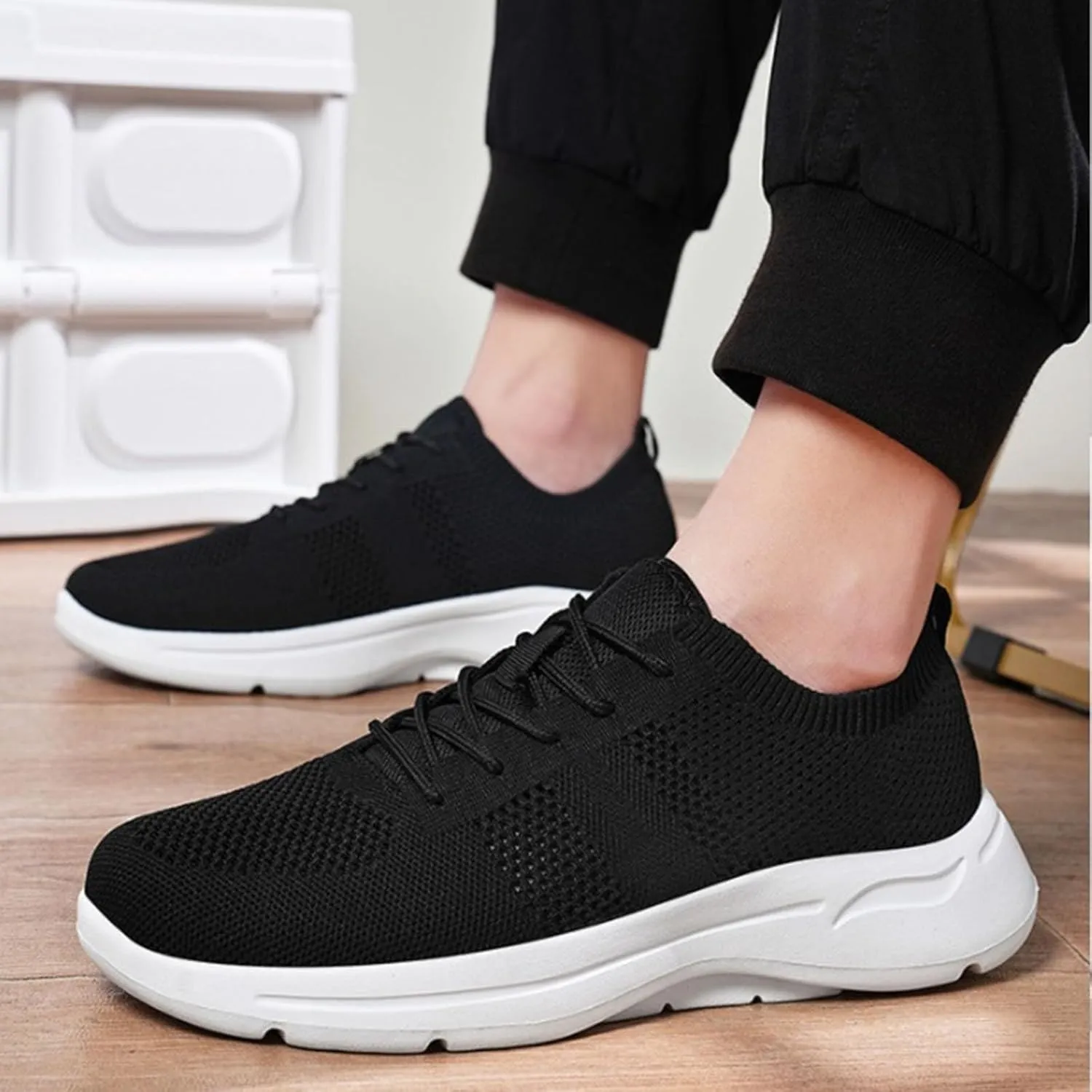 Men's Casual Dress Sneakers Oxfords Business Mesh Running Shoes for Women Casual Men Casual Dress Shoes Brown Sneakers Waterproof Tennis Shoe Trainers Shoe