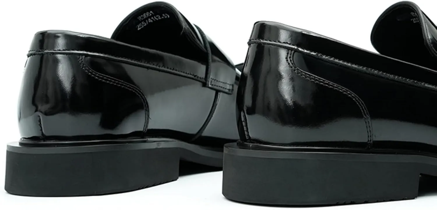 Men's Loafers Slip-Ons Shoes - Calf Upper Breathable Pigskin Lining and Soft Rubber Sole for All-Day Comfort Business Causal Wedding Party Men's Dress Shoes