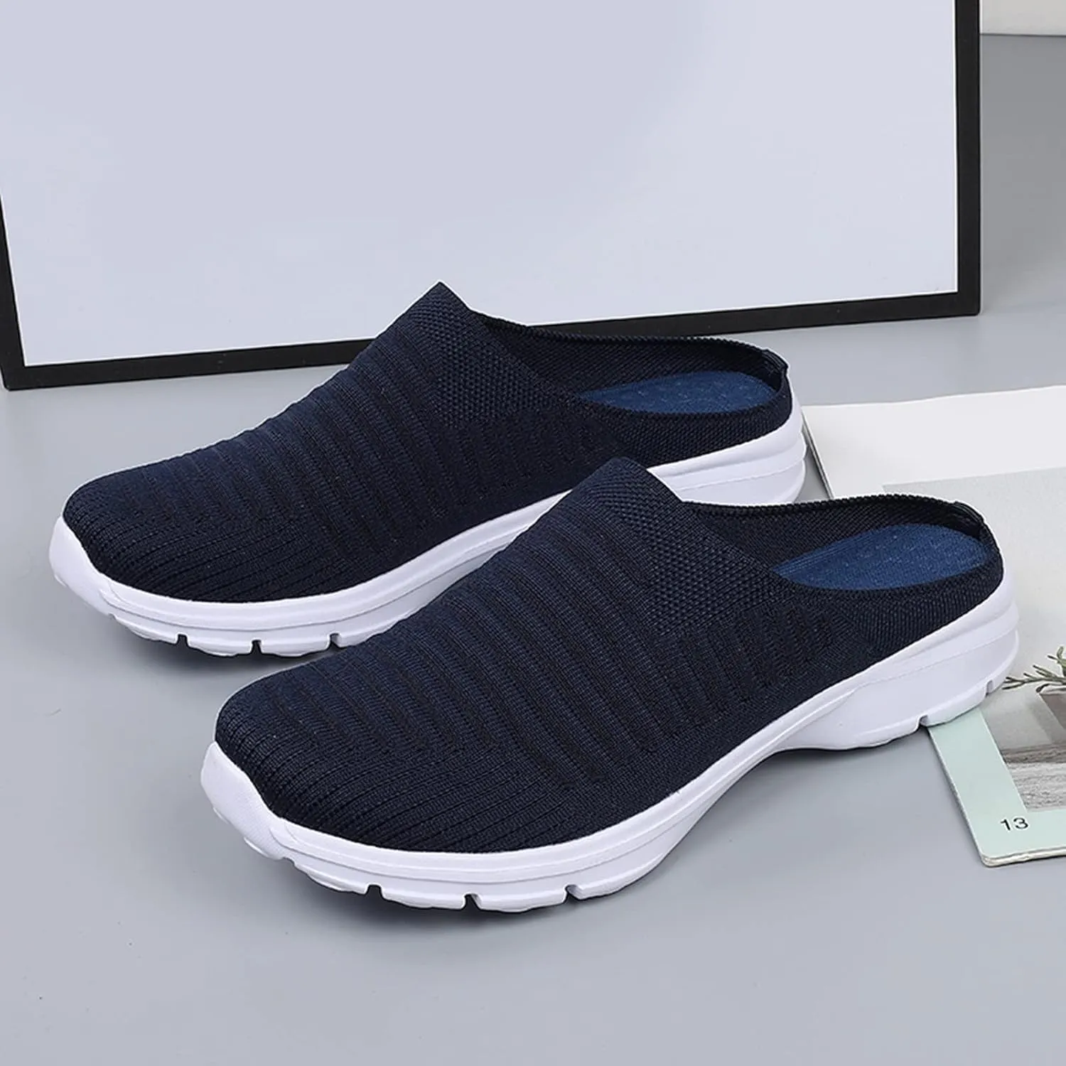 Mens Slippers with Arch Support Casual Mules Tennis Shoes Womens Fashion Black Casual Shoes Women Shoes Sneakers Brown Tennis Shoe Trainers Shoe