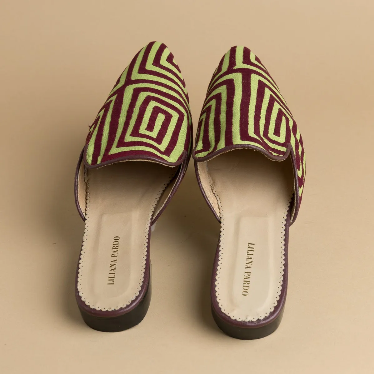 Mola Mules | Wine & Apple Green