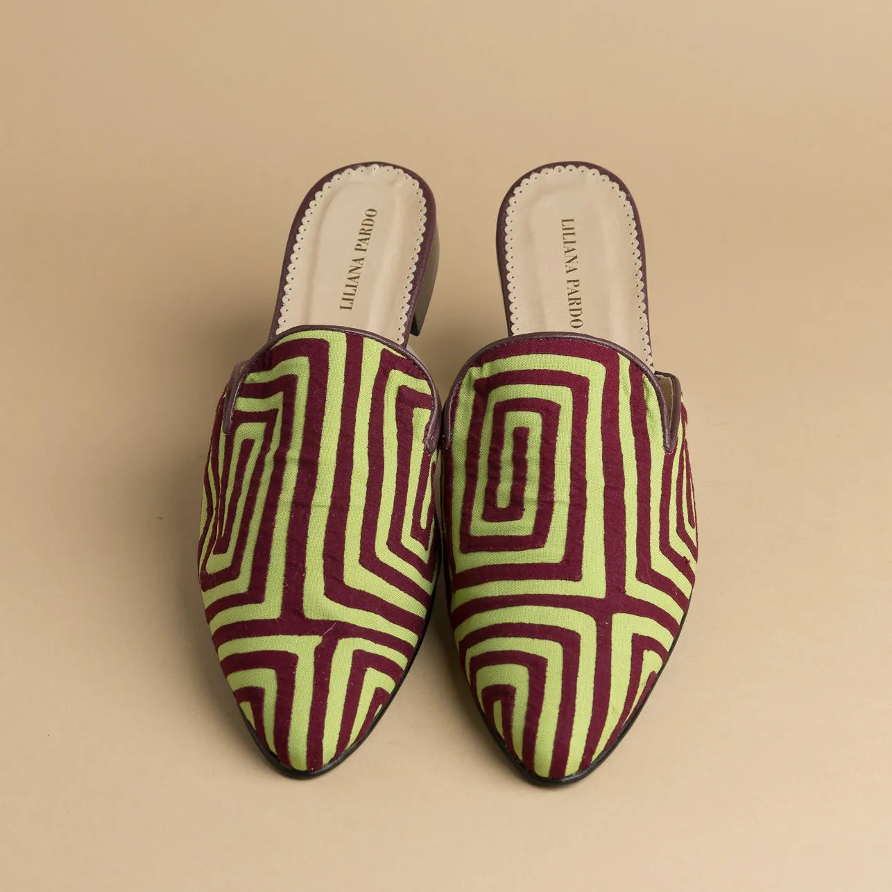 Mola Mules | Wine & Apple Green