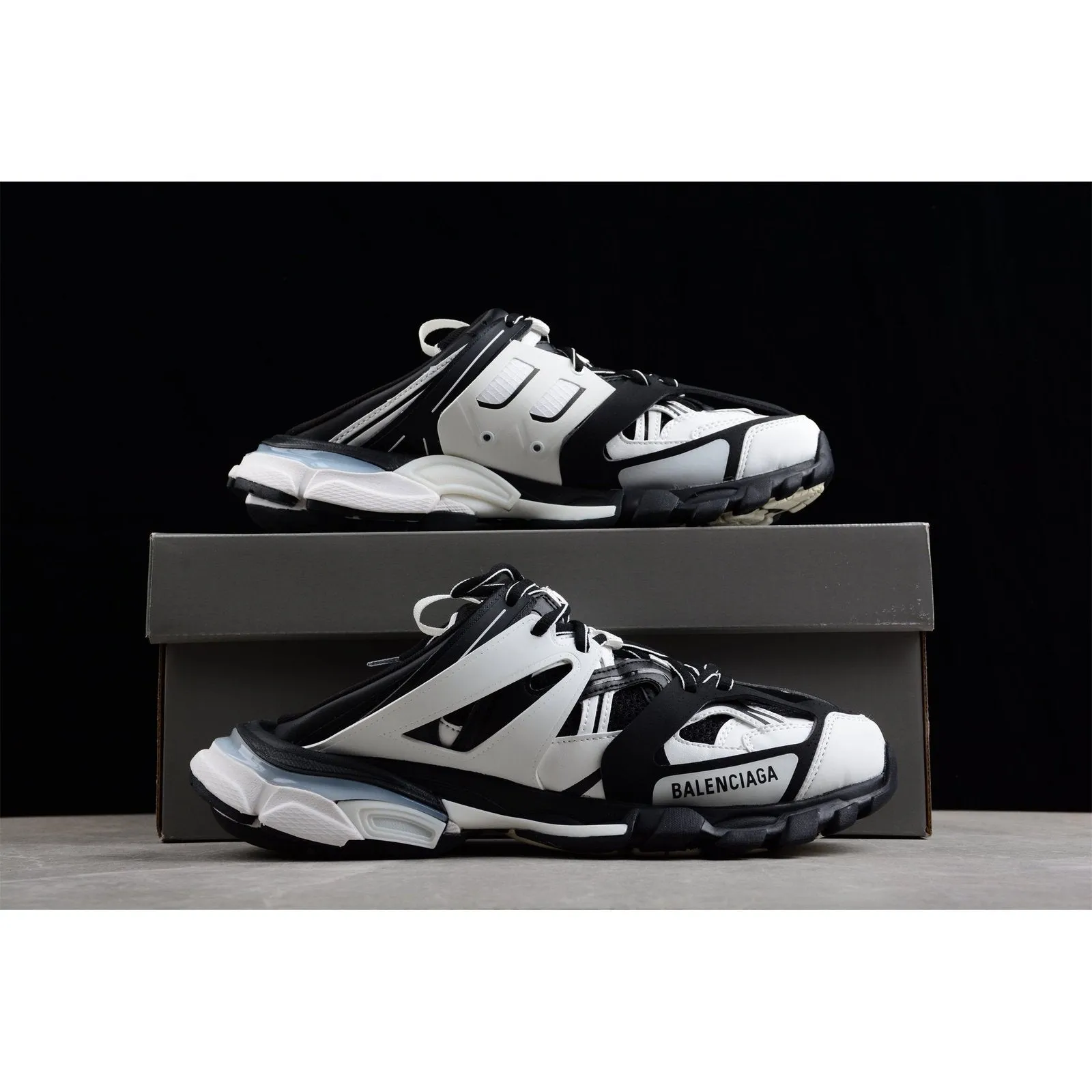 MULE TRACK BALENCIAGA Premium variety BLACK Best variety x WHITE