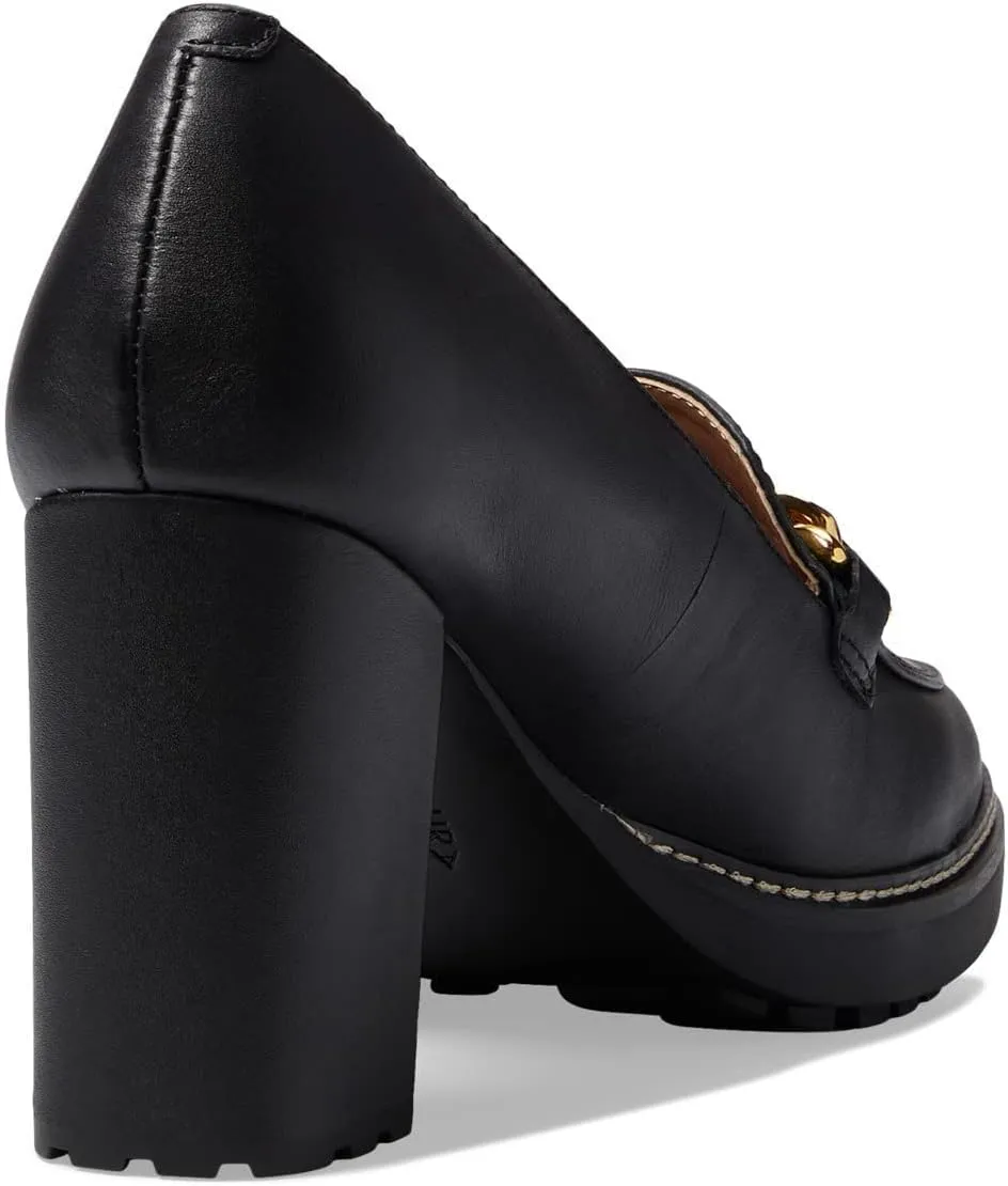 Naturalizer Women's Callie-Moc Loafer Pump Black Leather 9.5 M