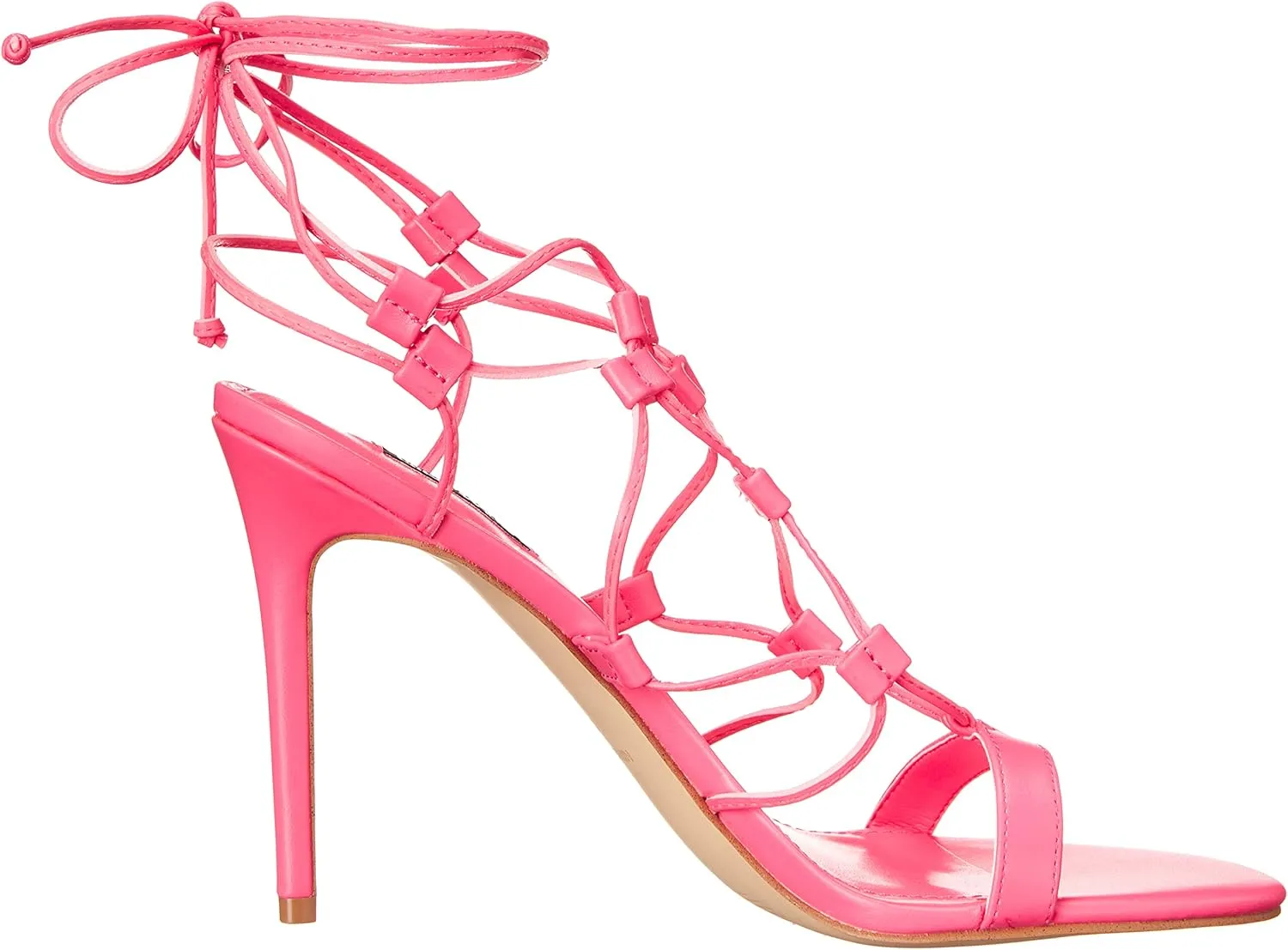 Nine West Women's Mix3 Ankle Wrap Stiletto Sandal