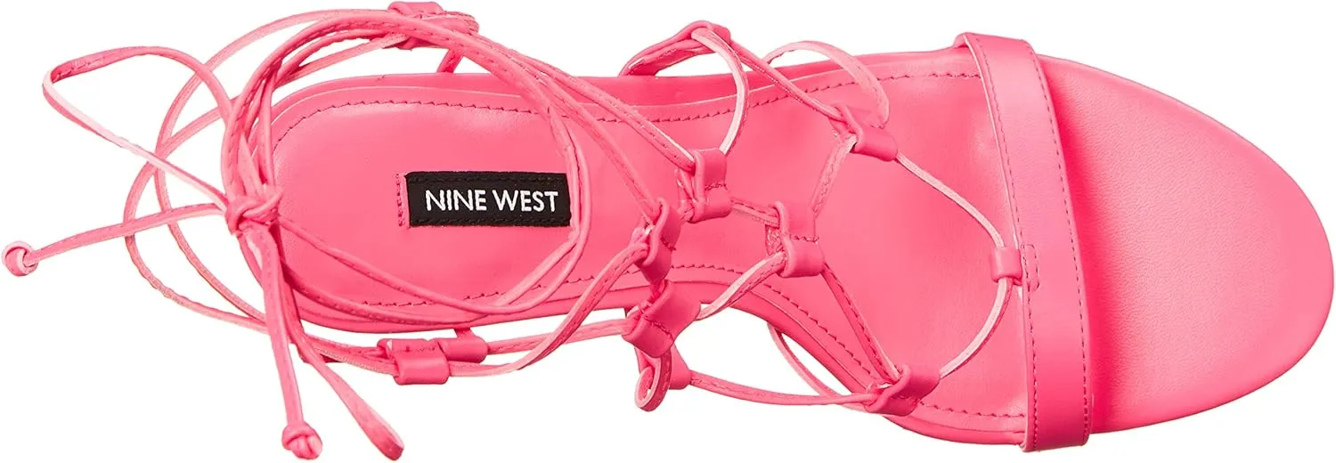 Nine West Women's Mix3 Ankle Wrap Stiletto Sandal