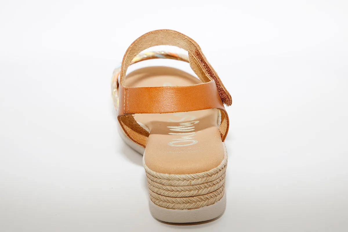 OH MY SANDALS - 4680 TAN MULTI