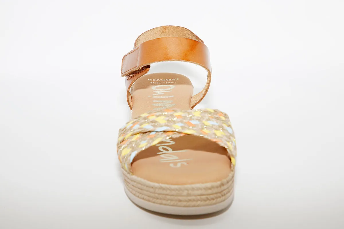 OH MY SANDALS - 4680 TAN MULTI