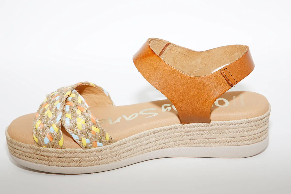 OH MY SANDALS - 4680 TAN MULTI