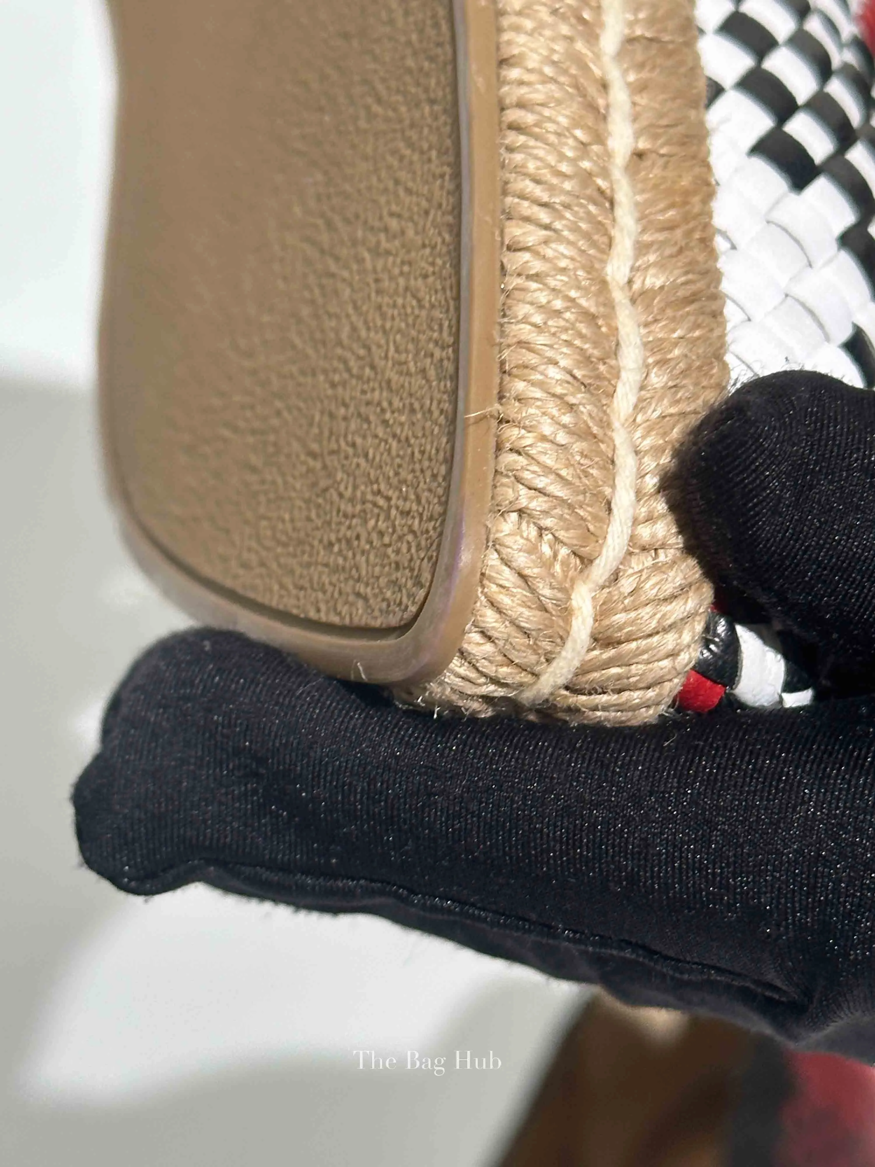 Prada Multicolor Woven Espadrille Size 36