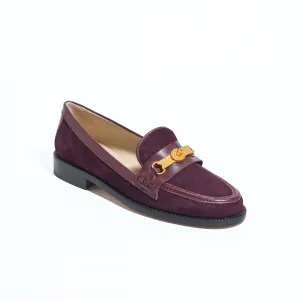 QUEEN LOAFER SUEDE BORDEAUX