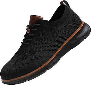 Sales Clearance Today Deals Prime Men's Breeze Shoes Knit Mesh Casual Oxfords Sneaker Breeze Urban Shoes Men Shoes Sneakers Mens Comfy Dress Shoes Woven Orthopedic Breathable Soft