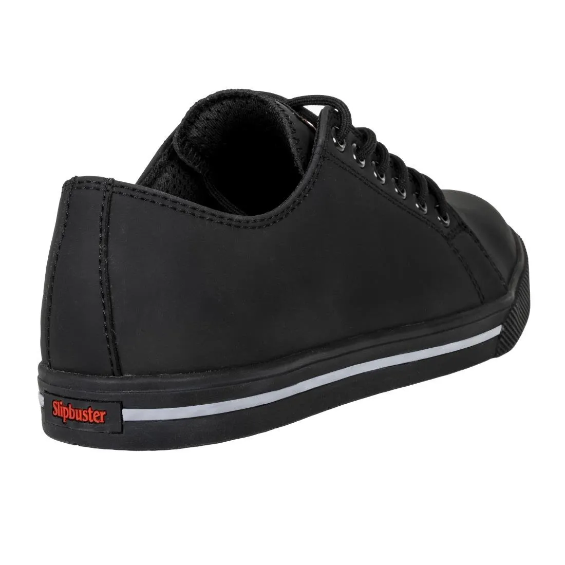 Slipbuster Microfibre Safety Trainers Matte Black 39