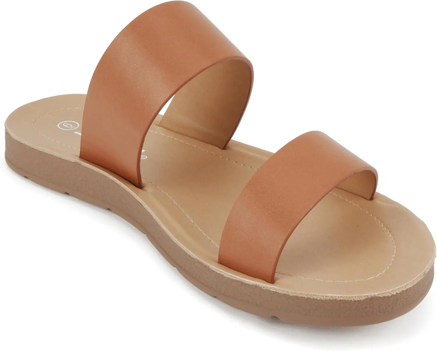 Soda Shoes Women Flip Flops Flat Beach Sandals Slides Double Straps OCCUPY-S