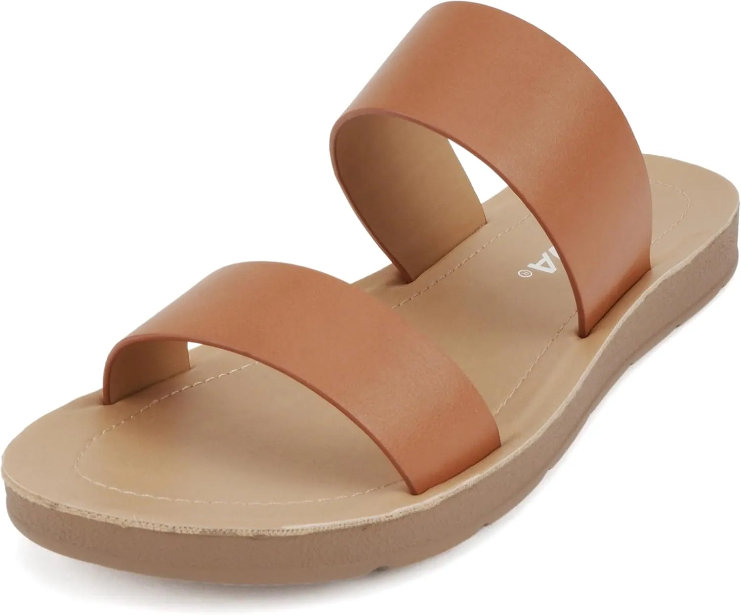 Soda Shoes Women Flip Flops Flat Beach Sandals Slides Double Straps OCCUPY-S