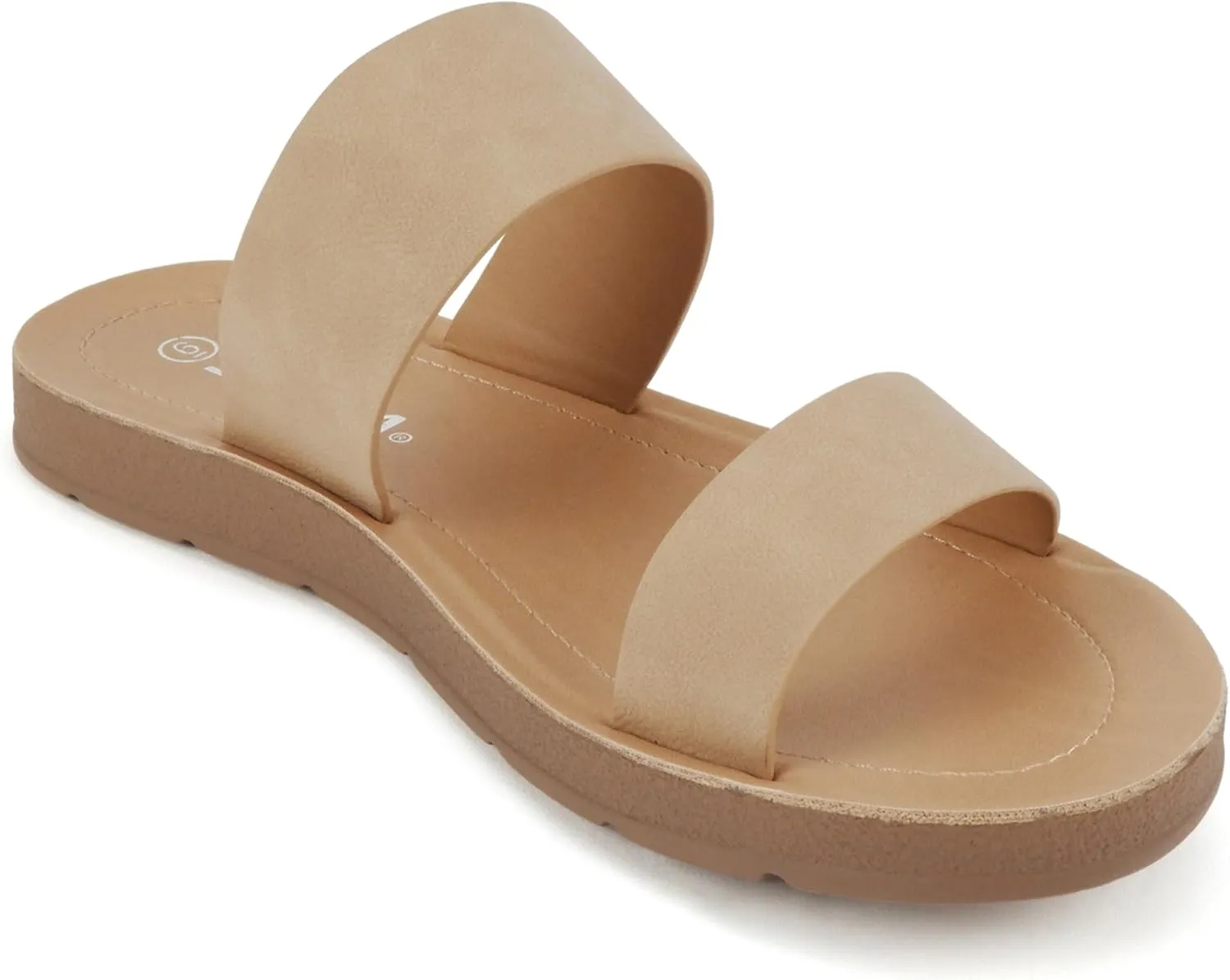 Soda Shoes Women Flip Flops Flat Beach Sandals Slides Double Straps OCCUPY-S