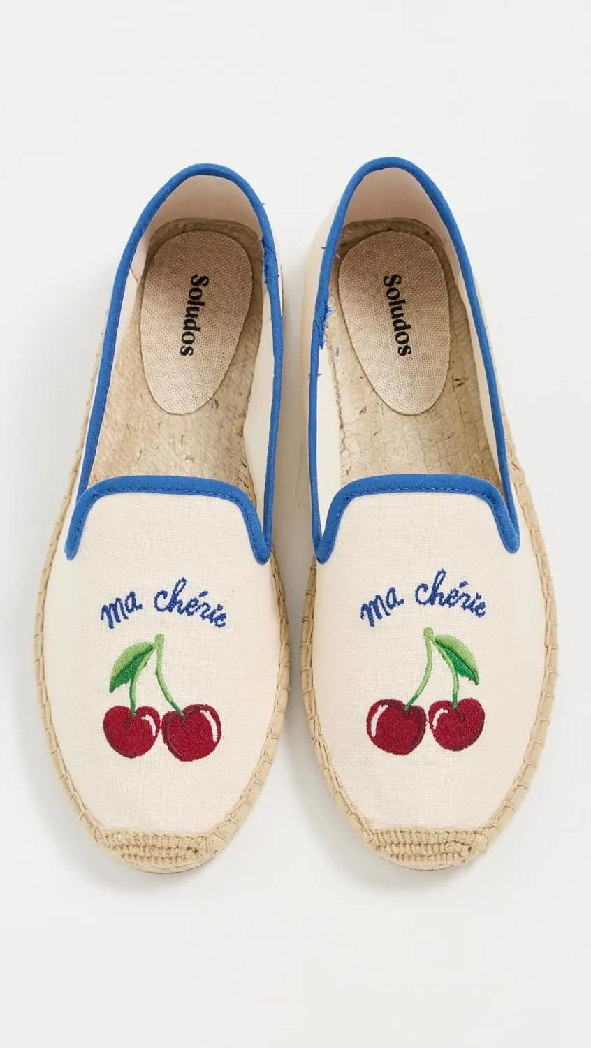 Soludos Women's The Embroidery Smoking Slippers
