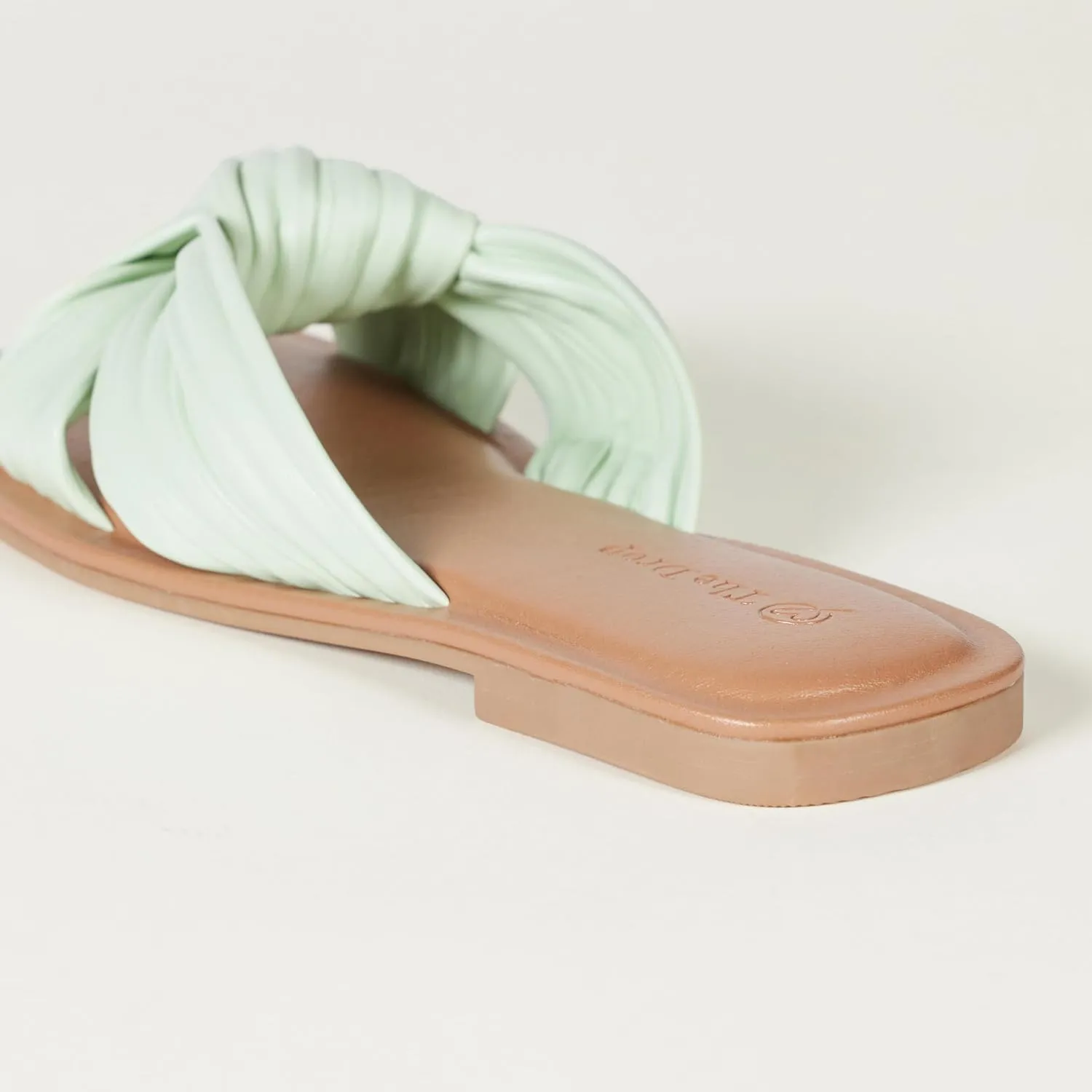 The Drop Women's Ida Bow Flat Sandal Slippers