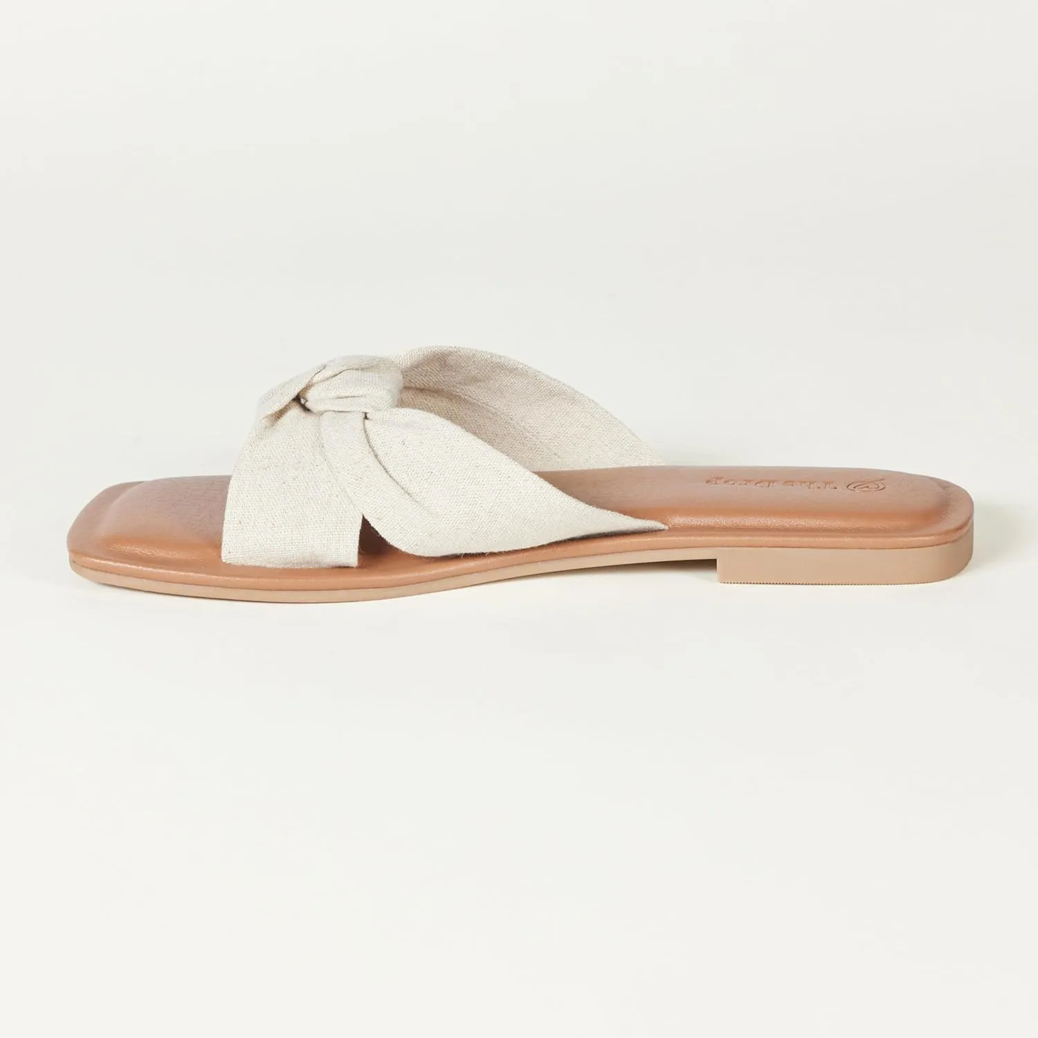 The Drop Women's Ida Bow Flat Sandal