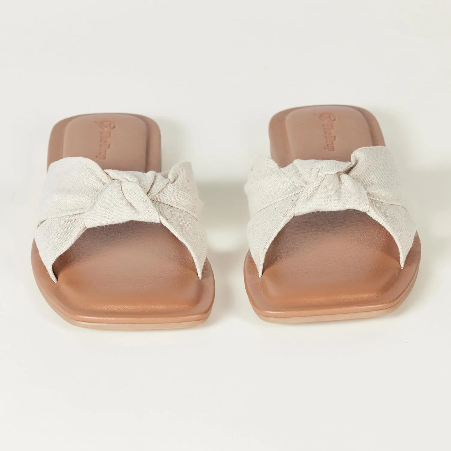 The Drop Women's Ida Bow Flat Sandal