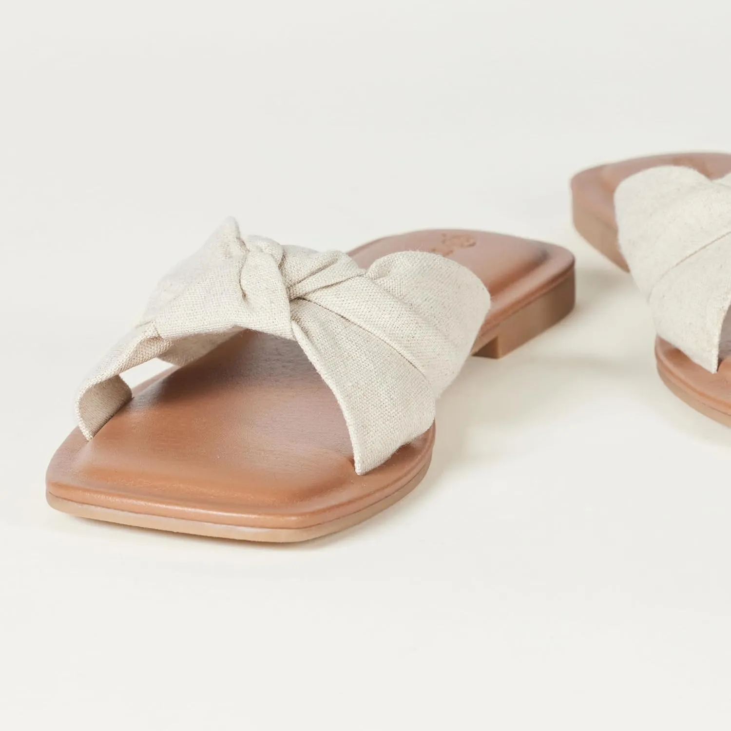 The Drop Women's Ida Bow Flat Sandal