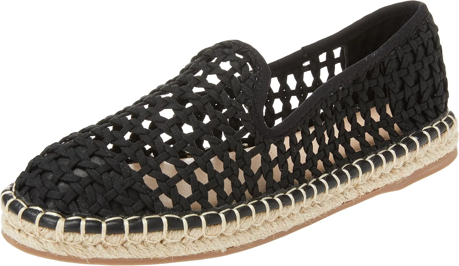 The Drop Women's Lila Open Weave Flat Espadrille Sandals