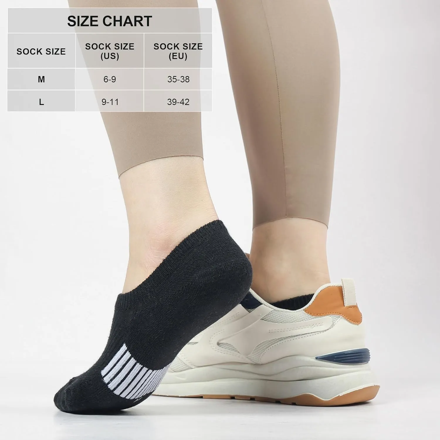 Toes Home No Show Socks Womens Cushioned Low Cut Athletic Hidden Liner for Sneakers Ankle Invisible Running Socks 4/6 Pairs