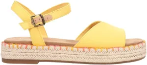 TOMS Womens Abby Platform Espadrille Casual Sandals Casual Low Heel 1-2" - Yellow