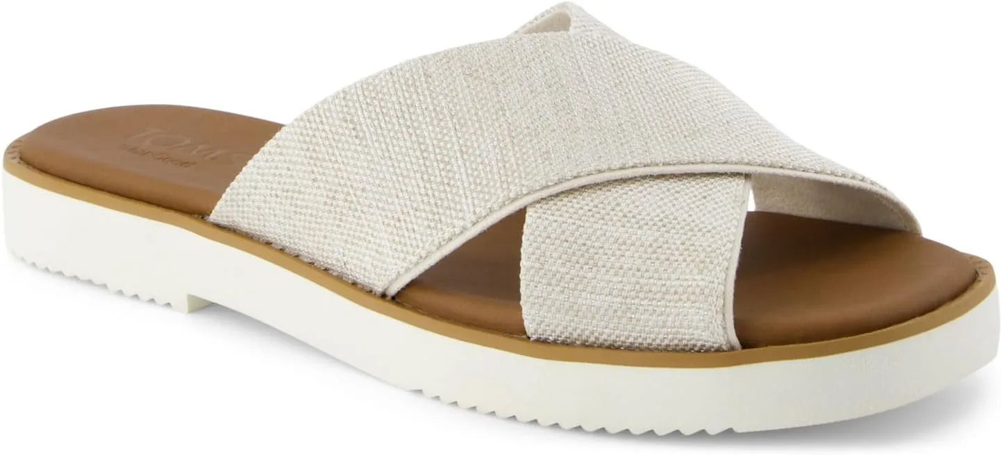 TOMS Women's Mae Crossover Flat Sandal