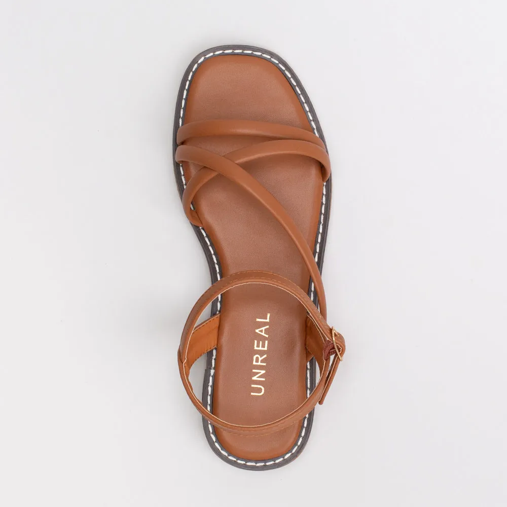 Unreal Women Strappy Flat Sandal _ 155320
