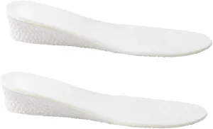 Vaguelly 1 Pair Insole Pads Soles Foam Runner Support Lift Trainer Shoe Inserts Height Arch Absorbing Foot Cushion Sports High Cushioned Feet Increasing Shoe Padding Increased