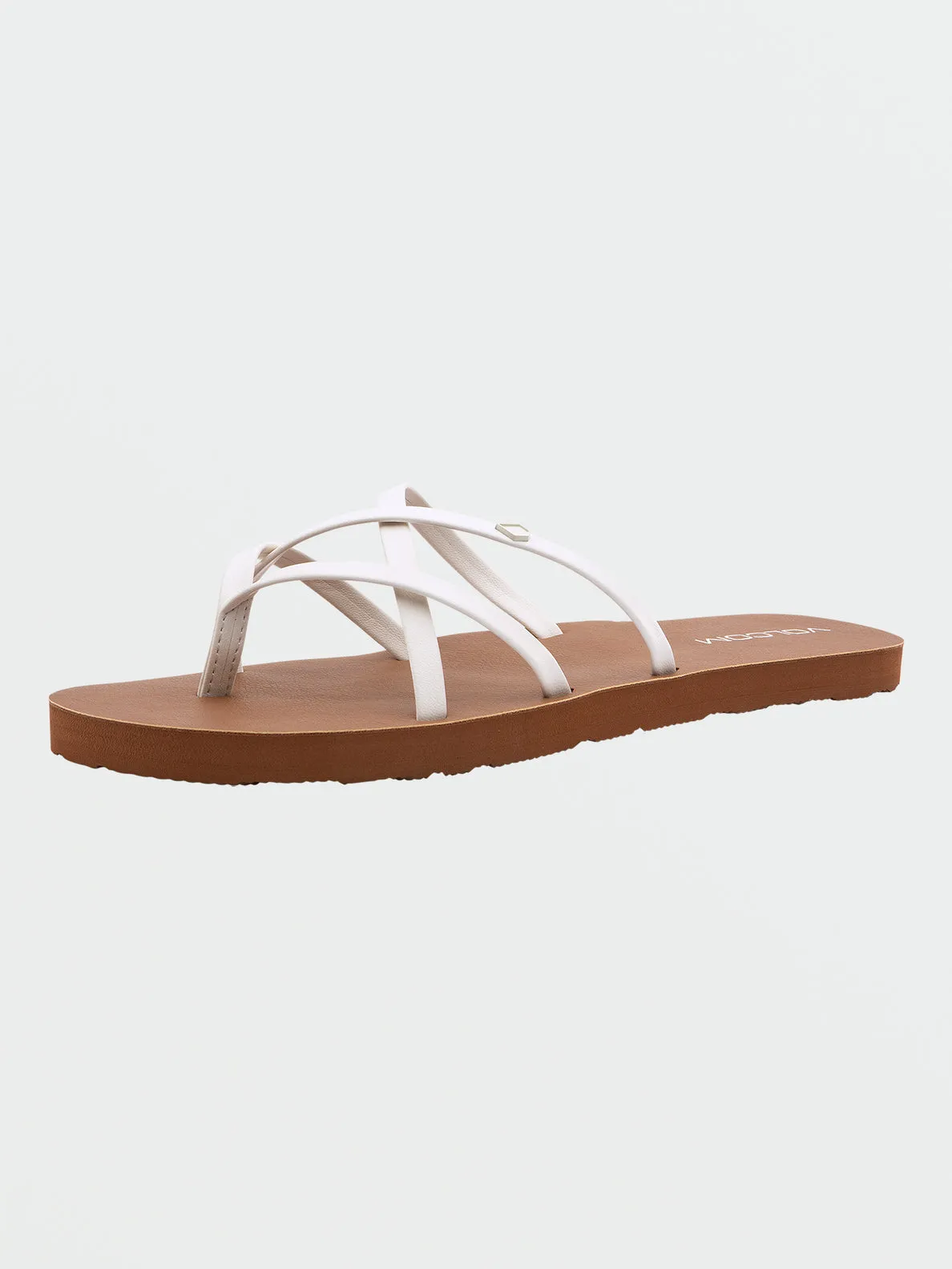 VOLCOM NEW SCHOOL II WOMENS SANDAL- WHITE
