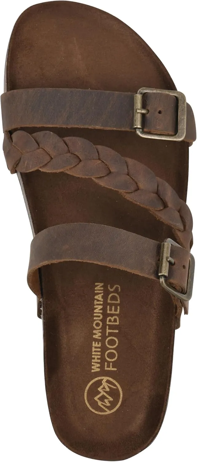 WHITE MOUNTAIN Women's Huntington Flat Sandal