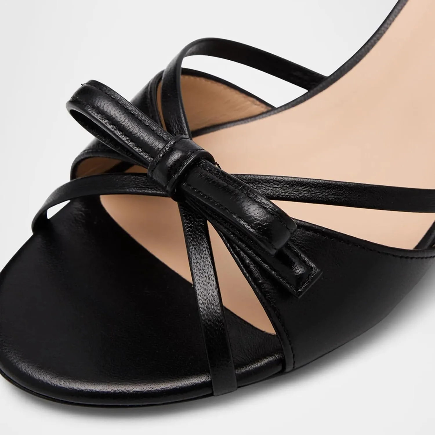 Women Heeled Sandals Mules Round Open Toe Bow Slides Low Kitten Heels Silp On Slippers Casual Stiletto Wedding Dress Slide Shoes