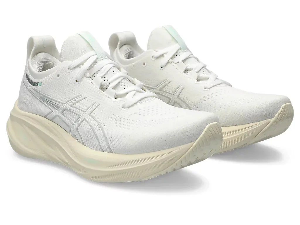 Women's ASICS Gel-Nimbus 26 (White/White)