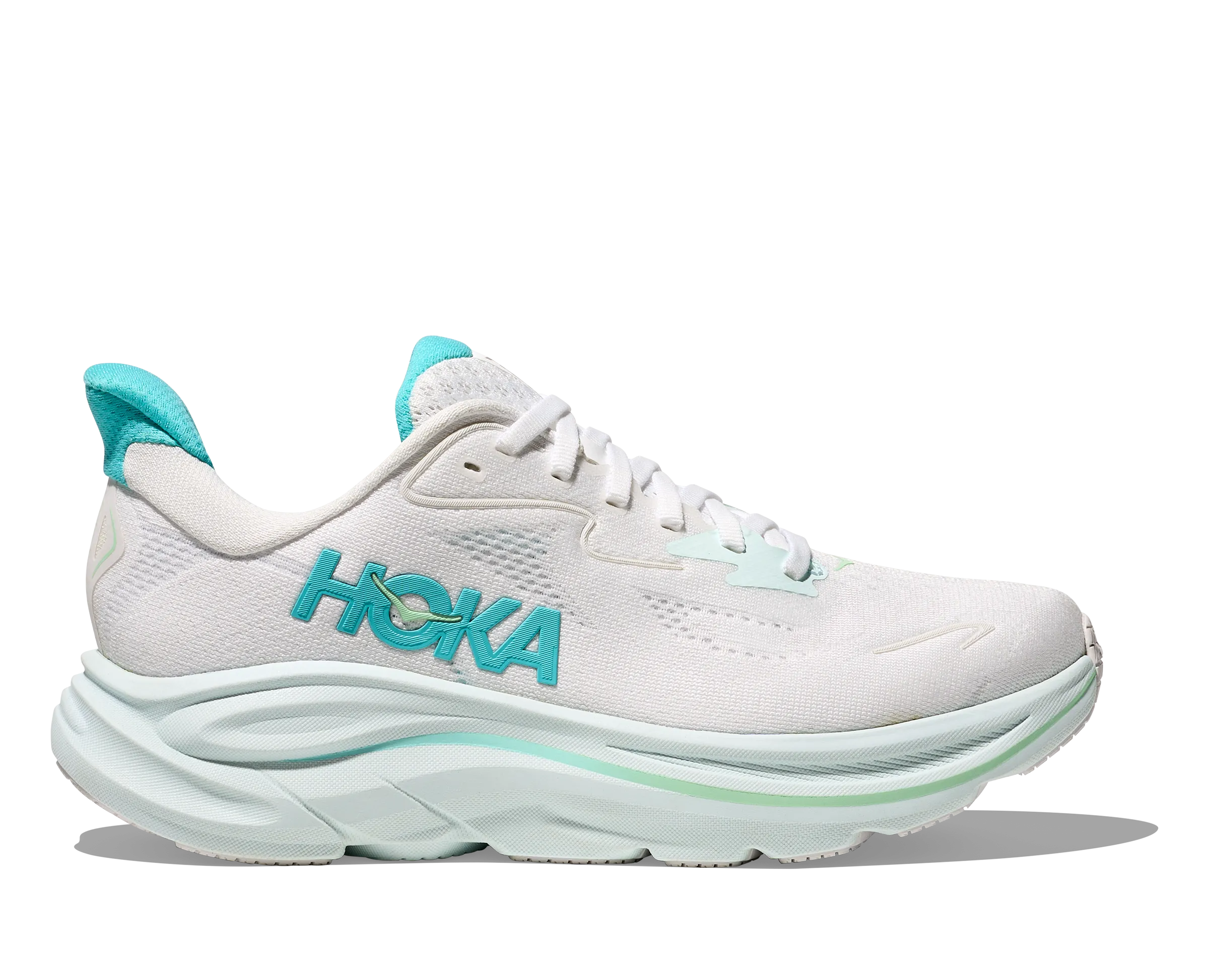 WOMEN'S CLIFTON 10 - B - WTCL WHITE / CIELO BLUE