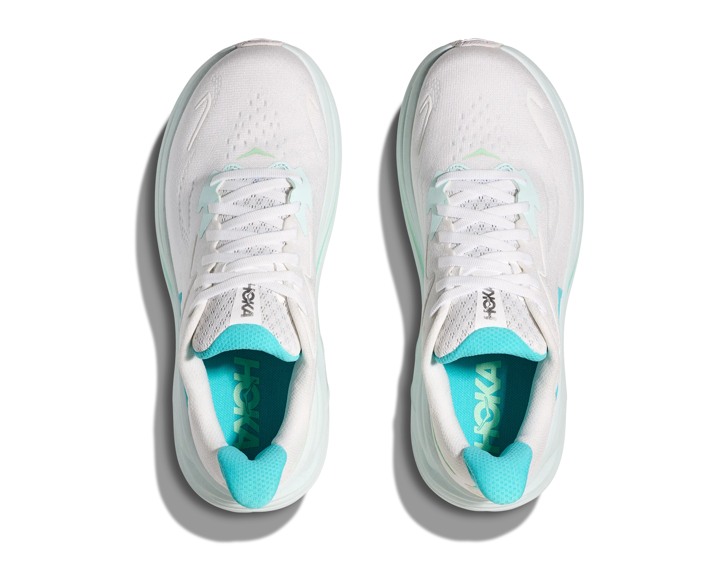 WOMEN'S CLIFTON 10 - B - WTCL WHITE / CIELO BLUE