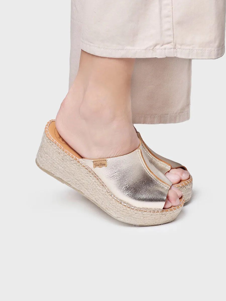 Women's leather espadrilles - IVONNE