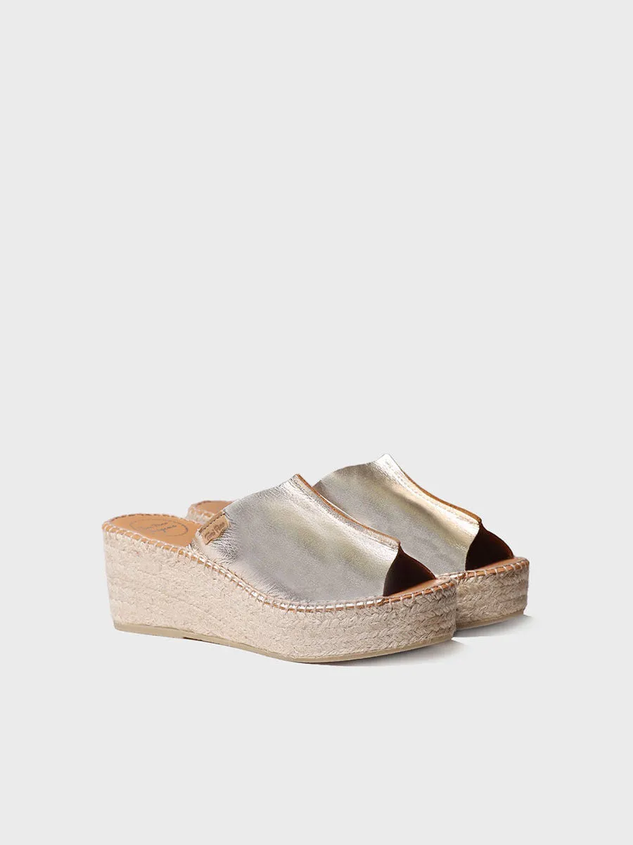 Women's leather espadrilles - IVONNE
