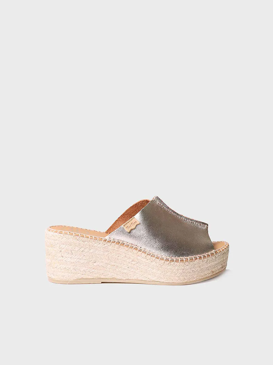 Women's leather espadrilles - IVONNE