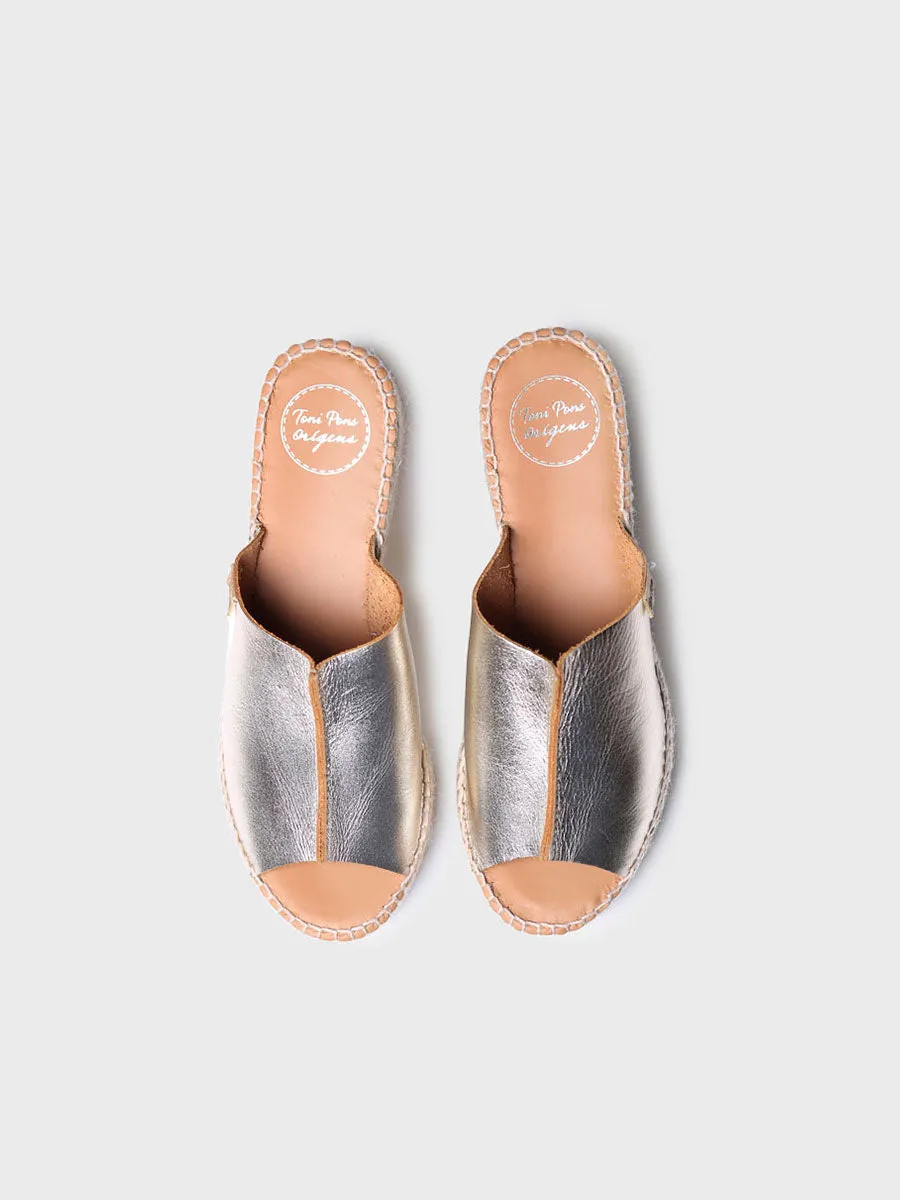 Women's leather espadrilles - IVONNE